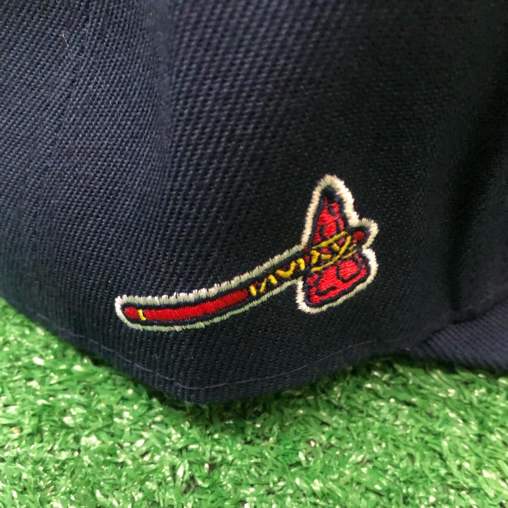New Era 9Fifty 2021 Atlanta Braves Spring Training Blue/Red/White Snapback Hat - Picture 2 of 5